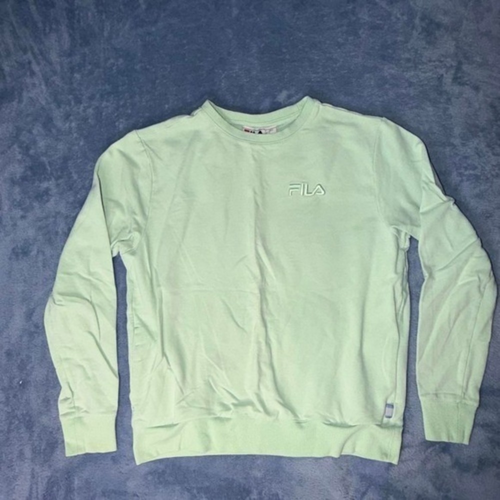 Fila green crewneck sweatshirt in a women  size S